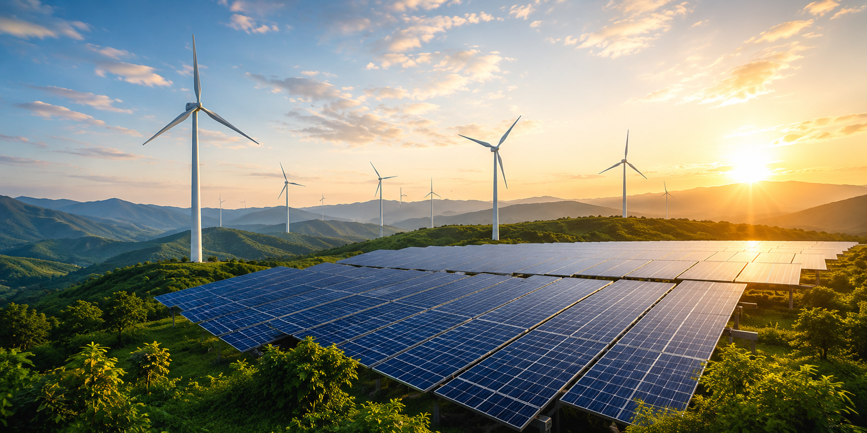Wind and Solar Farms